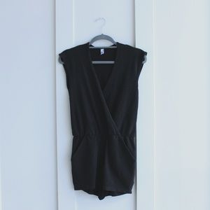 Black American Apparel Romper